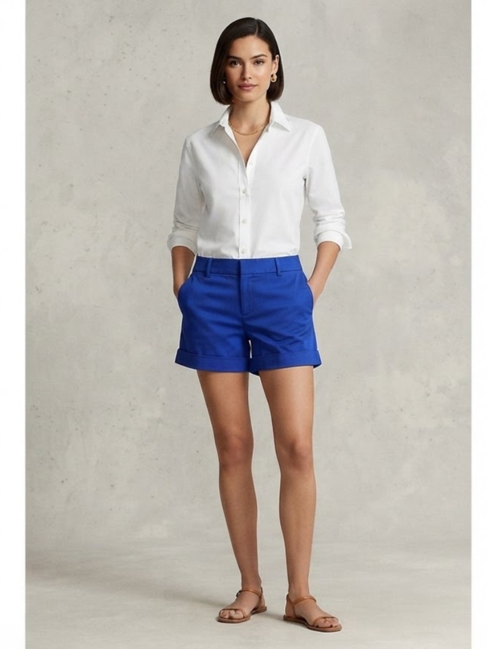 Express Tailored Royal Blue Shorts Size 12